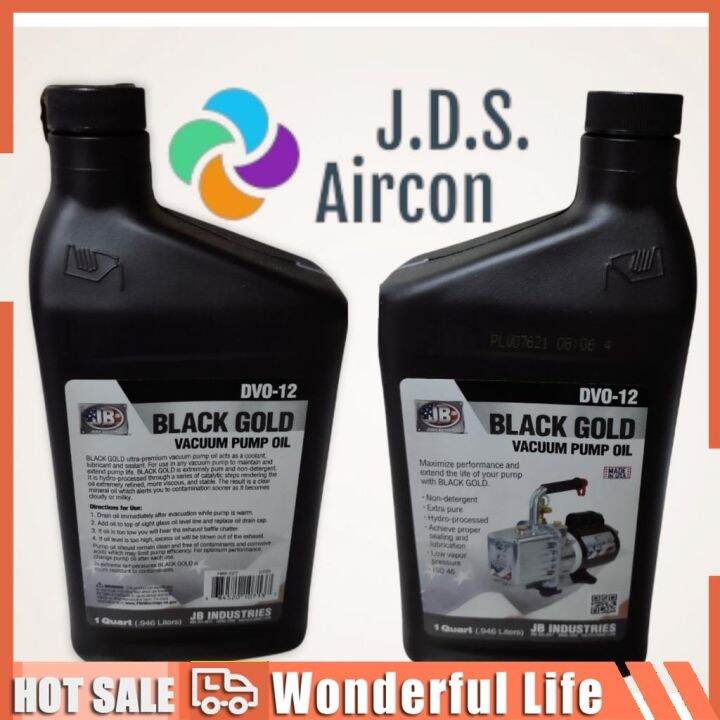 Vacuum Pump Oil 1 Liter (Just Better Black Gold / Petronas) Lazada PH
