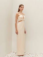 Threep - Galia maxi dress in Nude