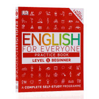 DK new vision everyone learning English L1 entry level tutorial Workbook with Audio English for everyone level 1 beginer Practice Book English original self-study textbook IELTS TOEFL book