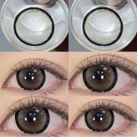 COD ส่งไวGray บิ๊กอายส์ ตาโต (Bigeyes)  คอนแทคเลนส์กรองแสง