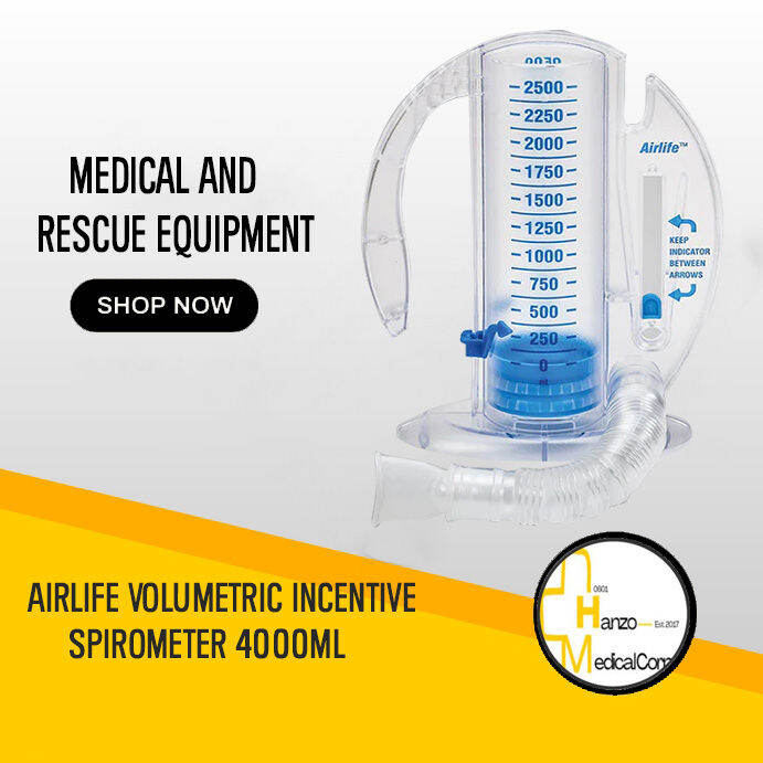 AIRLIFE VOLUMETRIC INCENTIVE SPIROMETER 4000ML Lazada PH