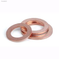 ✿❀ 5PCS M12 M13 M14 M15 M16 M17 M18 M19 M20 Brass Copper Sealing Boat Crush Washer Flat Gasket Ring Sump Plug Oil Seal Fitting