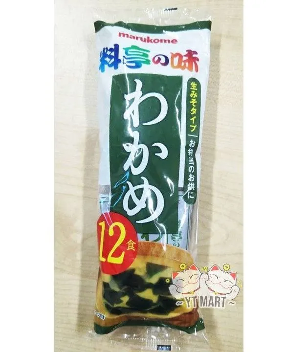 Marukome Wakame Instant Miso Soup with Bonito Extract (18g x 12) Lazada