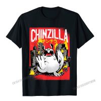 Chinzilla Canngraphic Chinchilla Lover T-Shirt Katun Pria Camisas Untuk Pria Atasan Normal &amp; Kaus Kebiasaan Bertingkah Aneh