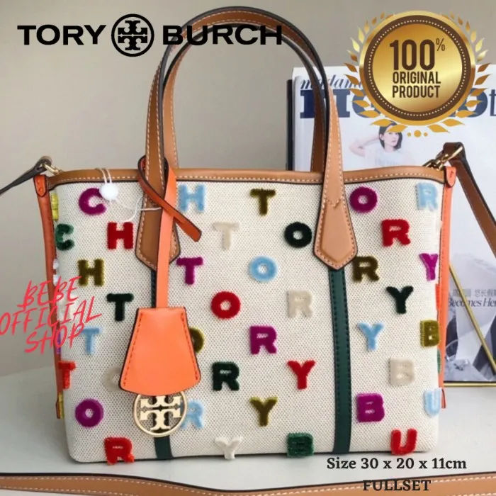 Tory Burch Perry Fil Coupe Triple-Compartment Tote 56253-265