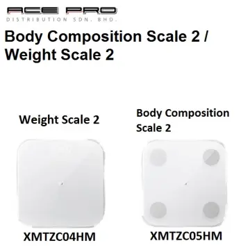  Xiaomi Mi Body Composition Scale 2 Mi Fit App Smart Mi Body Fat  Scale : Health & Household