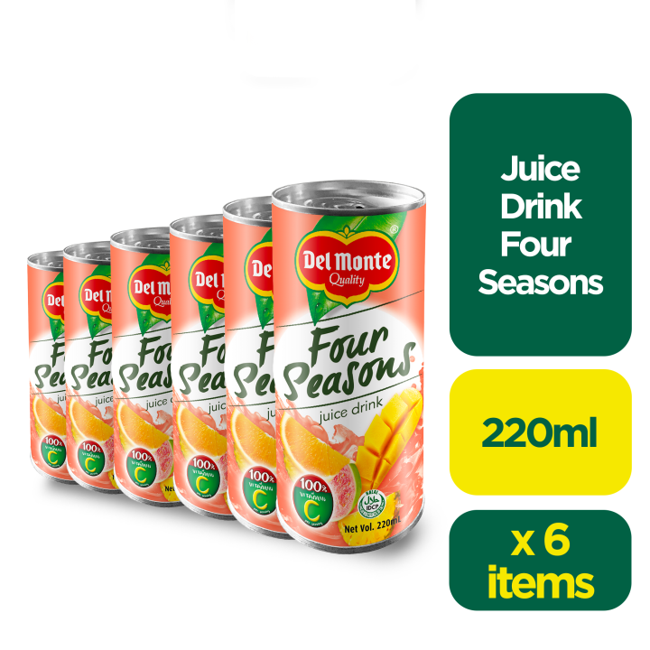 DEL MONTE Four Seasons Juice Drink for Refreshing Fruity Goodness