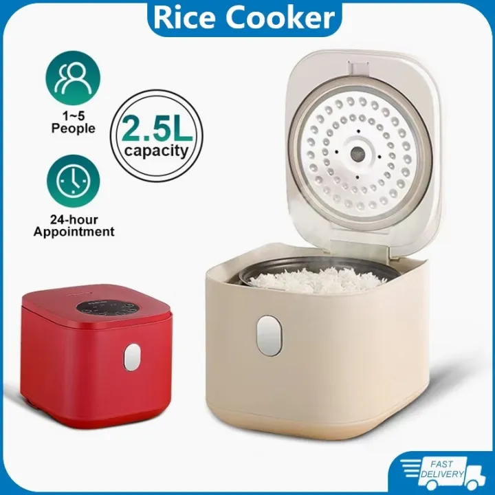 mini rice cooker Rice Cooker 2.5L/3L Automatic Cooking with Steamer