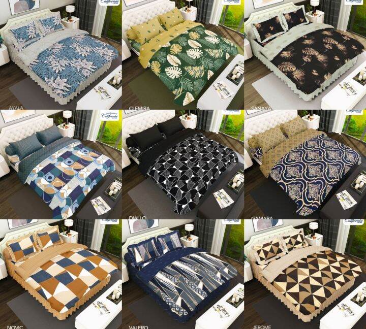 Bed Cover California Ukuran King Set Terlaris Pilihan Lazada Indonesia
