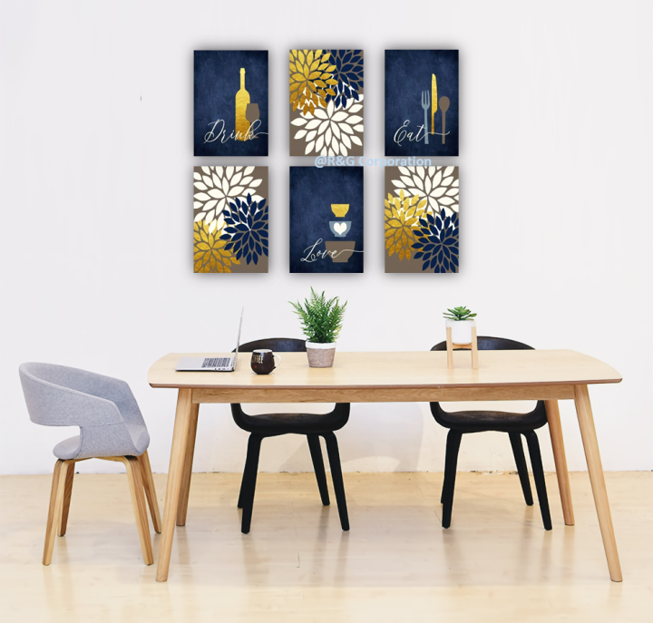 HD Hiasan dinding ruang makan /Dining room decoration / Kitchen Set