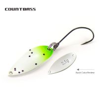 【hot】❉ COUNTBASS Trout Fishing Spoons 2.1g 5/64oz Casting for Salmon Pike Bass Metal Baits