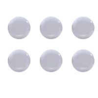 6Pcs 2 Inch Door Stoppers Wall Protector,Clear Door Knob, Round Door Knob Wall Shield,Wall Protector for Door Handle