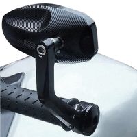 2pcs/lot Motorcycle Rearview Mirrors CNC Motorcycle Bar End Black Rearview Side Mirror For Triumph Speed Triple Accessories Mirrors