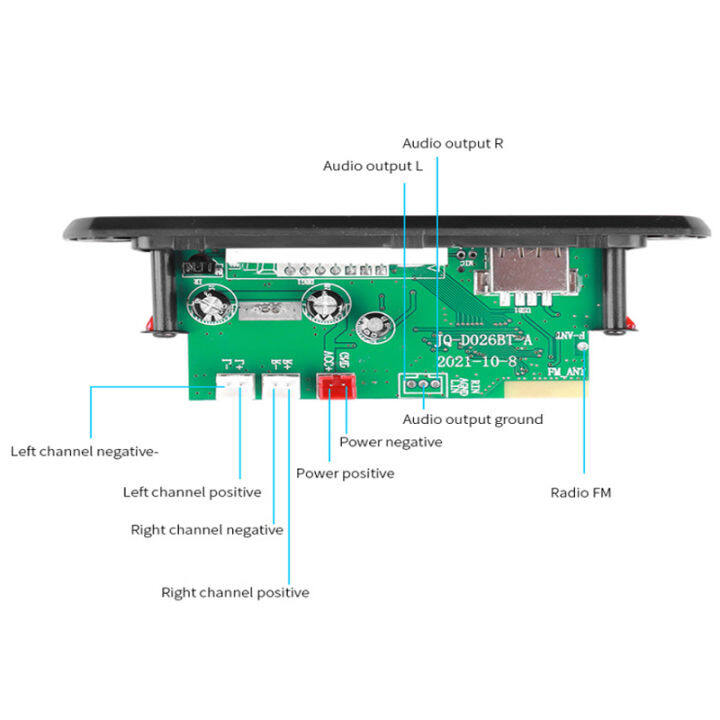 Bảng Giải Mã Bộ Khuếch Đại Công Suất Từ Xa Mô-Đun Thẻ Hỗ Trợ Tf Sd/Usb/Fm  Đài Phát Thanh Hỗ Trợ Thẻ Sd/Usb Flash Chuyển Đổi Bền Chất Lượng Cao |  Lazada.Vn