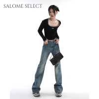 SALOME SELECT เสื้อกันหนาว ผญ เสื้อแขนยาว เสื้อกันหนาว แฟชั่น ทันสมัย นุ่มนวล ทันสมัย WMY2393443 39Z230925