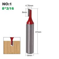 【❖New Hot❖】 jinlan7363036 1ชิ้น8มม. ก้านตรง/Dado Router Bit 3 4.76 5 8 10 12 14 18 20 22 25มม. เส้นผ่านศูนย์กลางเครื่องมือตัดไม้คุณภาพสูง