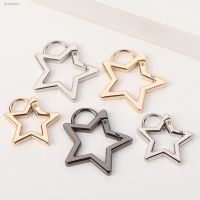 ❃☢ 1 PC Zinc Alloy Star Shape Spring Clasps Snap Hook Carabiner Clip Purse Handbag Keychain Outdoor Camping Climbing Hiking Buckles