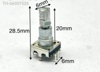 ☍✖  1pcs   EC11 encoder 16 positioning 16 pulse 360° rotation half shaft shaft length 20MM