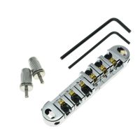 KAISH LP Guitar Tune-o-Matic Roller Saddle Roller Bridge Fits LP SG Chrome