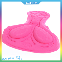 LOKIYA กางเกงขาสั้นขี่จักรยานเบาะ3D Pad Breathable DIY cycling Underwear padded