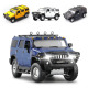 1:32 Hummer H2 SUV Die-Cast Vehicles Alloy Car Model with Sound and Light Shock Absorption Function Car Model Collection Car Toys
