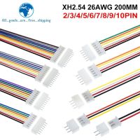 10Sets JST XH2.54 XH 2.54mm Wire Cable Connector 2/3/4/5/6/7/8/9/10 Pin Pitch Male Female Plug Socket 20cm Wire Length 26AWG Electrical Connectors