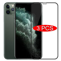 3PCS Full Cover Protective Glass On For iPhone 11 12 13 Pro Max Screen Protector For iPhone X XR XS Max 7 8 6 6s Plus SE Glass