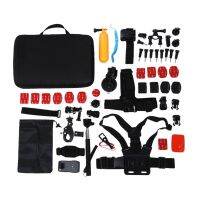 48-In-1 Sport Accessory Kit for Hero4 Session Hero1 2 3 3+ 4 SJ4000 5000 6000 7000 in Swimming Skiing Climbing Bike Riding Camping Diving and Other Outdoor Sports