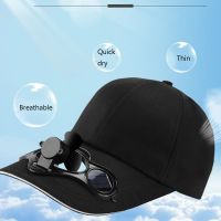 Adult Kid Summer Solar Panel Powered Cooling Fan Baseball Cap Outdoor Sport Camping Hiking For Snapback Peaked For Sun V