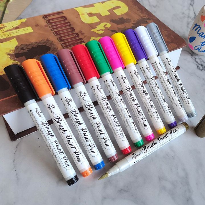 soft-head-cotton-core-hand-account-book-dedicated-primary-school-students-diy-greeting-card-making-color-acrylic-marker-pen-set