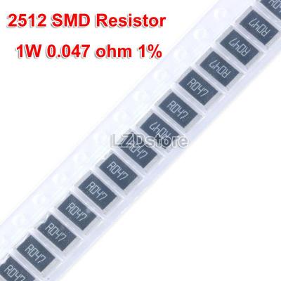 20ชิ้น2512ตัวต้านทาน SMD ตัวต้านทานชิป2512ตัว R047 0.047R 1W 0.047โอห์ม1%