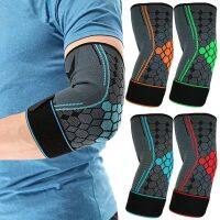 1 Pcs Sports Elbow Support Brace Pad adjustable Aid Strap Band Arm Elastic Sleeve Bandage Pads For Basketball Volleyball Gym