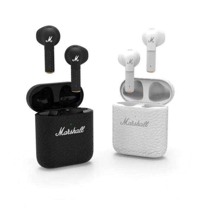 marshall-2022-ใหม่-smart-tws-หูฟังไร้สาย-minor-bluetooth-5-0-เอียร์บัด-touch-in-ear-sports-หูฟังไฮไฟกันน้ำพร้อมไมโครโฟน