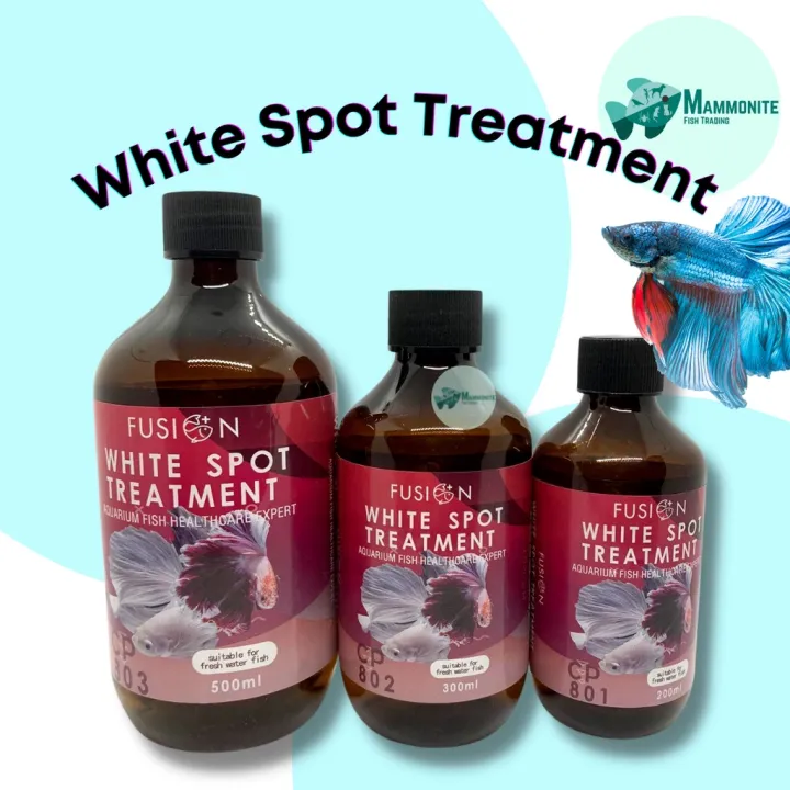 Aquarium Fish White Spot Disease Treatment Solution 500mL 300mL 200mL