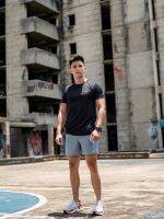 Nemezis เสื้อยืดกีฬา ผู้ชาย โลโก้สะท้อนแสง 007 Nyx Trainning Reflective T-Shirt® Polyester 100%