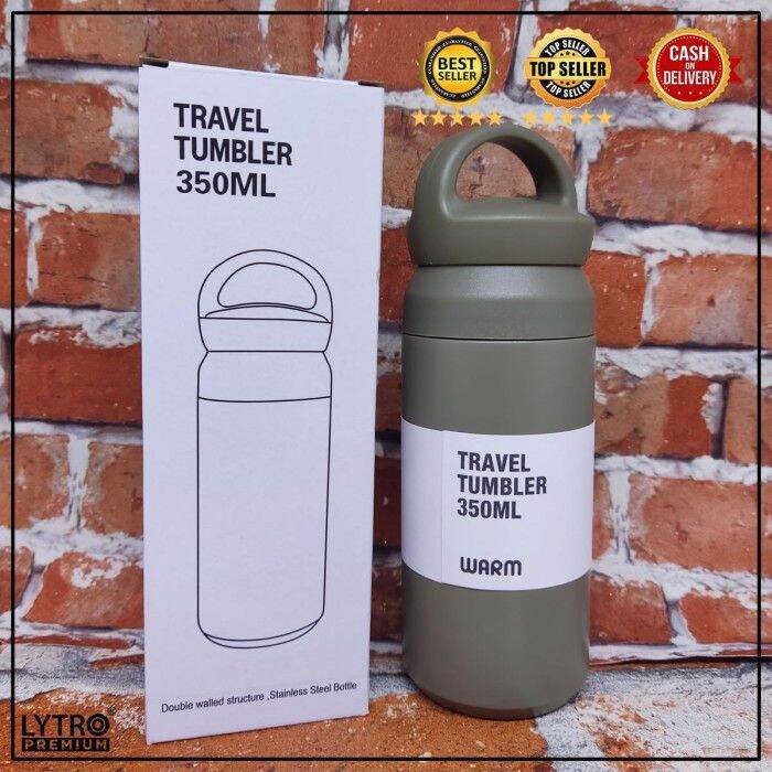 Tumbler Termos Japan Travel 350ML H555 Stainless Double Wall Abu