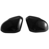 Car Glossy Black Rearview Side Glass Mirror Cover Trim Frame Side Mirror Caps for -V 2022 2023