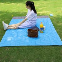 【cw】 Pocket Picnic Waterproof Beach Mats Blanket Folding Camping Mat Mattress Camping Ground Mat Outdoor Picnic Pad ！