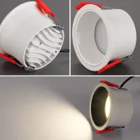 Ultra-thin energy-saving lamp anti-glare lamp COB ceiling lamp commercial household down lamp embedded shop LED ceiling lamp