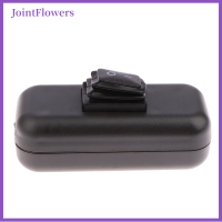 JointFlowers อุปกรณ์เสริมไฟฟ้าที่เป็นนวัตกรรมและการปฏิบัติกันน้ำและกันฝุ่น IP65 10A สีดำเปิดปิด LED แสดงสถานะสวิตช์สายไฟแบบอินไลน์