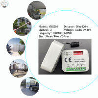 HK เครื่องรับสัญญาณประตูโรงรถระยะไกล Dc 9-30V,เครื่องรับควบคุมประตู2ช่องสัญญาณใช้ได้กับ Rx Multi 300-868Mhz Universal