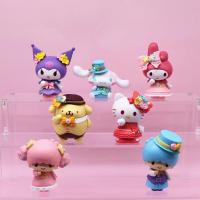 โมเดลซาริโอ้ ชุด 7 แบบ model sanrio ของเล่นเด็ก ของสะสม โมเดลตั้งโชว์ สวยงาม ของเล่นเด็กผู้หญิง