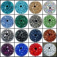 20 100pcs/Lot Good Quality 10mm 12mm Mixed Colors Clay Shamballa Beads For Bracelet Pendant Jewelry Accessories DIY