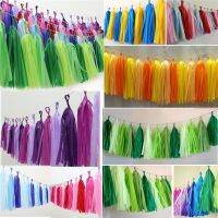 Ready Stock Rainbow backdrop Tassels Garlands Foil Curtains Birthday Widding Background Decoration