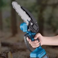 6 Inch Mini Electric Chain Saw Garden Pruning Cordless Chainsaw Woodworking Cutter For Makita 18 V Battery Power Tools