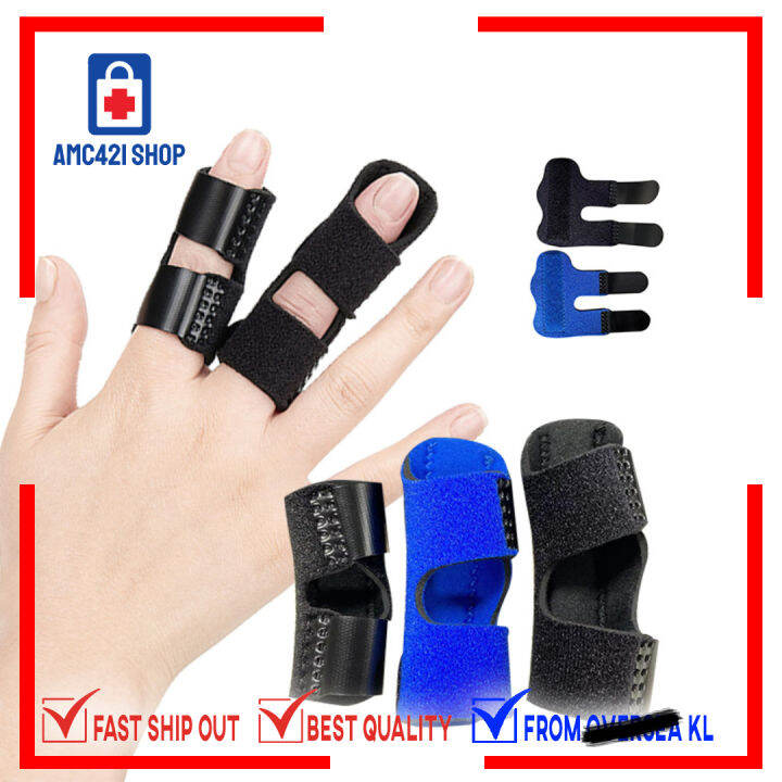 AMC Trigger Finger Splint, Adjustable Aluminum Support for Extension