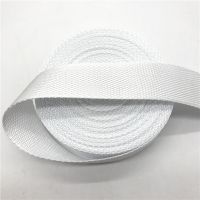 15mm 20mm 25mm 30mm 38mm Wide 5yards White Strap Nylon Webbing Knapsack Strapping Bags Crafts Cooking Utensils