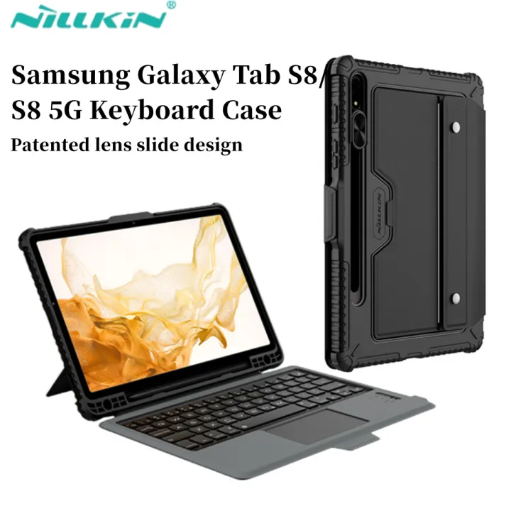 Nillkin For Samsung Galaxy Tab S8 Keyboard Case Tablet Bluetooth