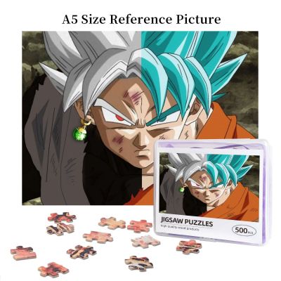 Dragon Ball Super Black And Goku Wooden Jigsaw Puzzle 500 Pieces Educational Toy Painting Art Decor Decompression toys 500pcs