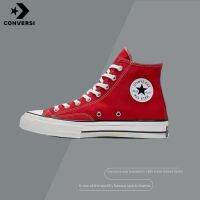 [ของแท้ 100%] Converse Chuck Taylor All Star 70 รองเท้าผ้าใบ Hi รุ่น Converse 1970s Canvas Red